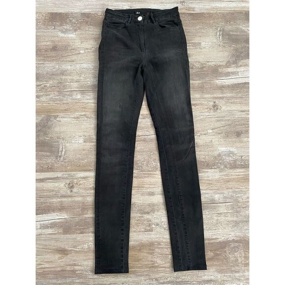 3x1 W3 High Rise Skinny Jeans Channel Seam Women’s Size 24” Waist - Picture 2 of 8